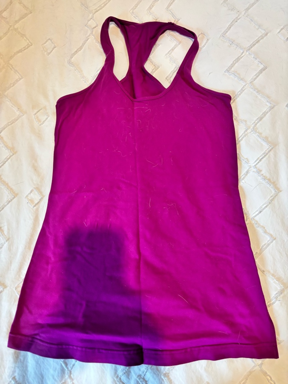 Magenta Racerback Tank Top